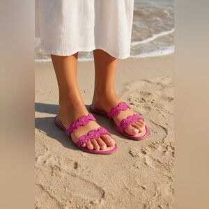 Jack Roger’s Mini Lauren Slide Orchid‎ Sandal Flat